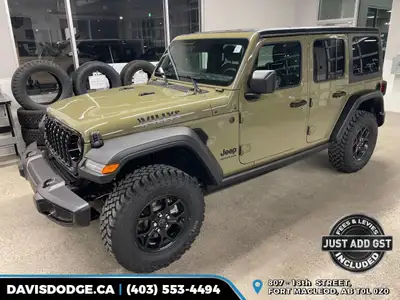 Off-Road Performance Willys Suspension & Off-Road Plus Mode for superior trail handling. E-Locker Re...