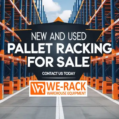 We have large quantity of NEW and top-notch USED Pallet Racking available in stock. Quality Rack at...