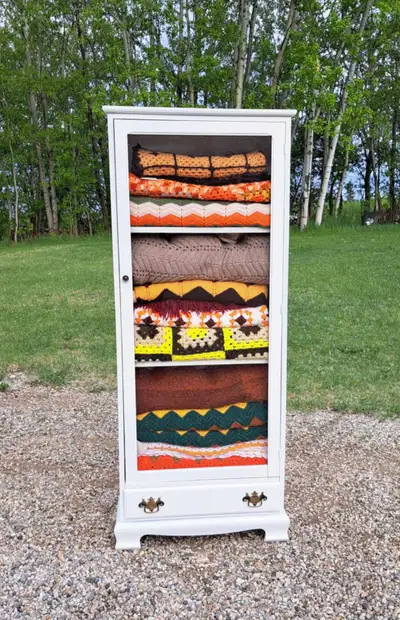 Solid Maple Cabinet with Adjustable Shelves, View more