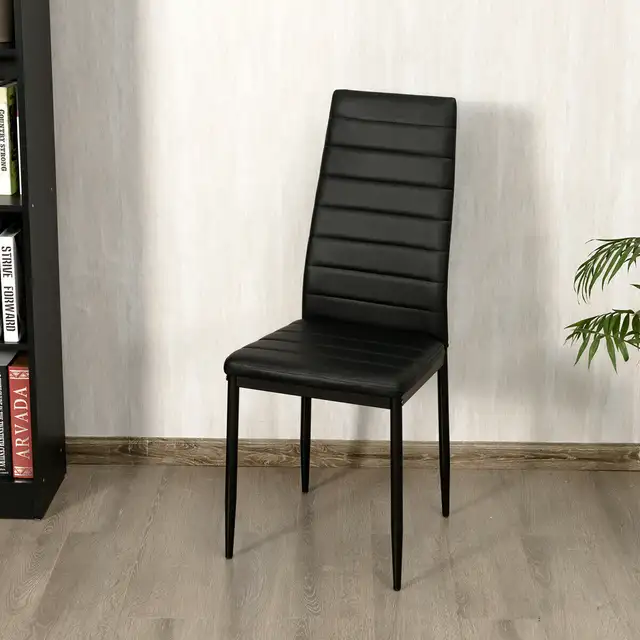 NEW 6 PCS BLACK DINING CHAIR SET DA258 in Chairs & Recliners in Regina - Image 8