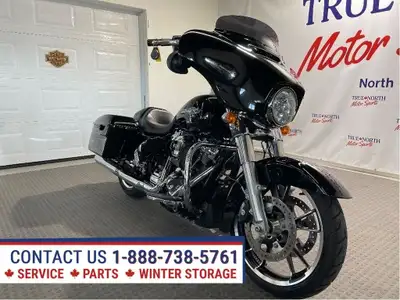 Canadian Harley at True North Motor Sports has just 19,241 km! Powered by 107 Milwaukee Eight with V...