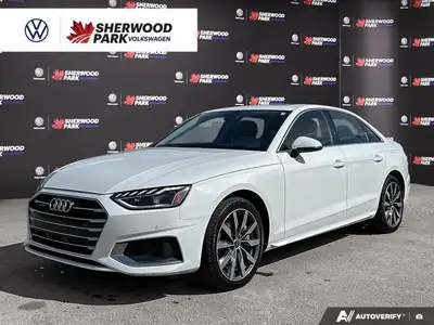 Come see this 2023 Audi A4 Sedan Komfort before it's too late! *This Audi A4 Sedan Is Competitively...