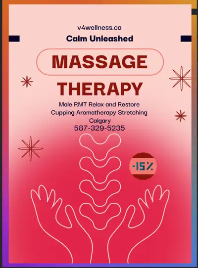 Massage therapy by a Male RMT is available at SW Calgary with a minimum one-day notice Massage Modal...