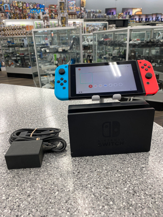 Nintendo Switch System w/ Neon Red & Blue Joycons | Nintendo Switch | City  of Toronto | Kijiji