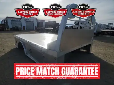 NEW 11ft4inx94in Skirted Aluminum Flat Deck from CM Truck Beds - 11ft4in Long x 94in Wide - 84in Cab...