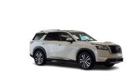 Recent Arrival! 2024 Nissan Pathfinder Platinum White 4WD, 12 Speakers, 3rd row seats: bench, Auto t... (image 1)