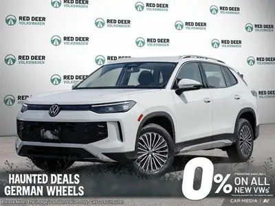Experience the thrill of driving the new white 2025 Volkswagen Tiguan Comfortline 4MOTION, an SUV en...