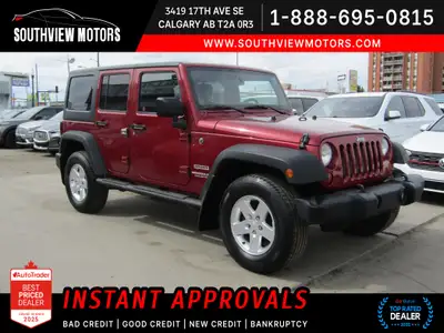 Thanks for viewing our South View Motors Inventory! 2011 Jeep Wrangler Unlimited Sport with a 3.6L V...