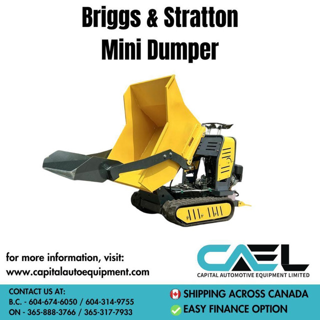 New Mini Dumper Crawler Trucks – Self-loading, Track Carriers in Other Parts & Accessories in City of Halifax - Image 2