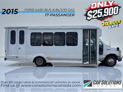 17 - PASSENGER BUS...6.8L/V10 GAS ENGINE...WELL KEPT BOTH INSIDE AND OUT...WELL MAINTAINED AND SERVI...