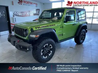 Built for serious adventure, this 2025 Jeep Wrangler Rubicon 2-Door is the definition of off-road ca...