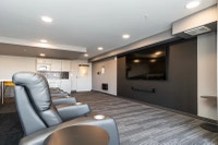 Two-bedroom suite with open floorplan. Includes a large walk-in closet and full ensuite bathroom off... (image 8)