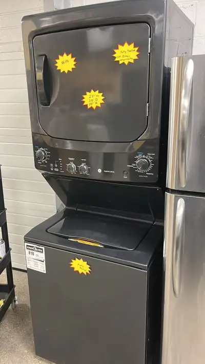 General Electric 27” Stackable Laundry Fully Tested, View more