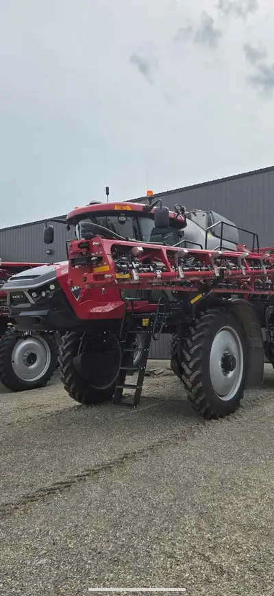 Choice of two 2024 Case 4450 Patriots. 800 hours. 135 ft boom, 1600 gallon tank, Aim Command Flex II...