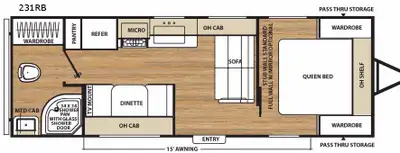 You will enjoy camping in this Coachmen Catalina SBX travel trailer model 231RB. This unit features...