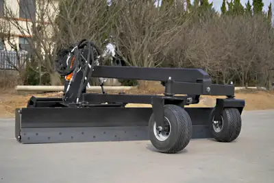 NEW 8 FT LAND GRADING ATTACHMENT SKID STEER GRADER 1121406 SALE $3495.00 In-Cab Hydraulic Control of...