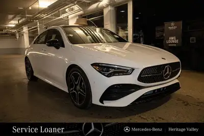 This Mercedes-Benz CLA has a powerful Intercooled Turbo Gas/Electric I-4 2.0 L/121 engine powering t...