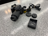 Nikon D3000 DSLR Camera w/ 55-200mm Lens