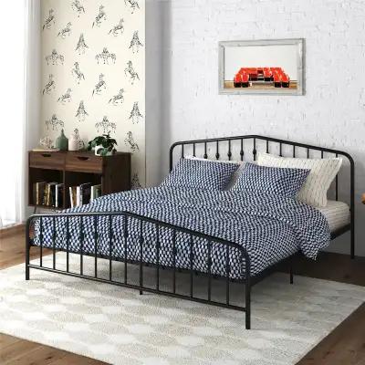 Novogratz Bushwick King Metal Bed BlackID# 6322, View more