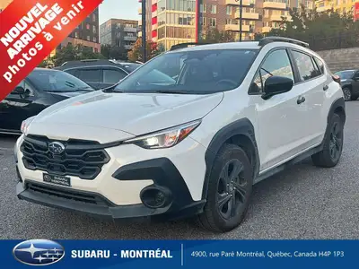 Le Subaru Crosstrek Convenience Eyesight CVT AWD 2024 usagé offert par Subaru Montréal se présente e...
