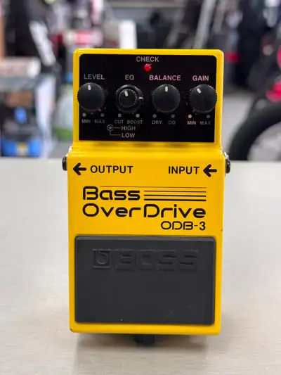 BOSS ODB-3 Bass Overdrive Pedal, View more