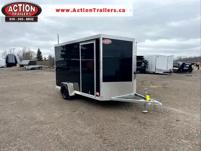 CANADIAN CRAFTSMAN GALVANIZED 6' X 12' SINGLE AXLE ENCLOSED CARGO TRAILER WITH REAR RAMP DOOR! Proud...