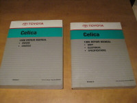 1986 Toyota Celica Factory Service Shop Repair Manuals