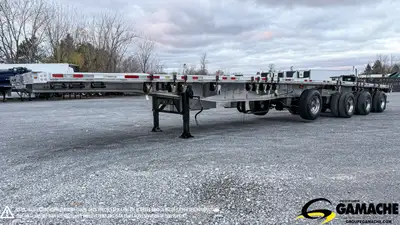 Trailer / Remorque - # STOCK: R-37013 2017 MANAC 53' ALUMINIUM FLAT BED LES VÉHICULES SONT SITUÉS AU...