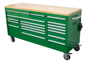 NEW 72 IN FATBOY 17 DRAWER TOOL BENCH BOX  STORAGE 24" DEEP, View more