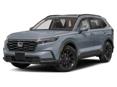 The 2024 Honda CR-V Sport AWD in a striking gray finish brings dynamic handling to your driving expe...