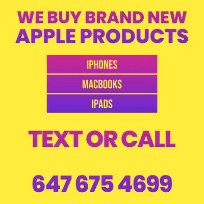 We pay top cash for all apple products. We are professional buyers. we have fast response and faster...