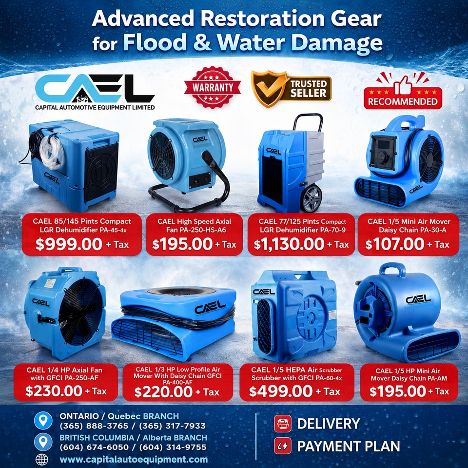New CAEL Restoration Equipment – Professional Restoration Tools | Other ...