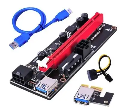 GPU Mining Riser, Power Sync and Other Accessories, View more