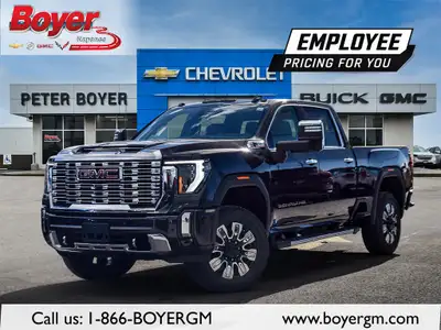Introducing the bold and refined 2026 GMC Sierra 2500HD Denali, wrapped in a sophisticated gray fini...