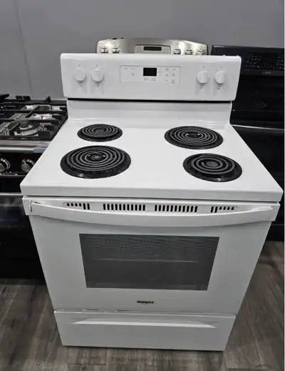 2023 Whirlpool 30" White Electric Coil Top Stove Oven Range, View more
