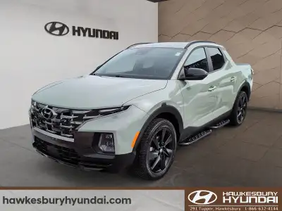 2024 Hyundai Santa Cruz Ultimate in Sage Grey with only 25,633 km. This vehicle offers the perfect b...