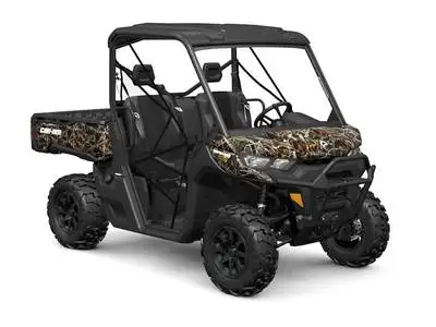 **IN STOCK!!!** 2027 Can-Am® Defender XT HD7 Dark Wildland Camo EQUIPPED TO GET IT DONE. Full exteri...