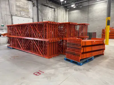 PALLET RACKING FOR SALE - NEW AND USED WAREHOUSE RACK IN STOCK We have a huge inventory of new and u...