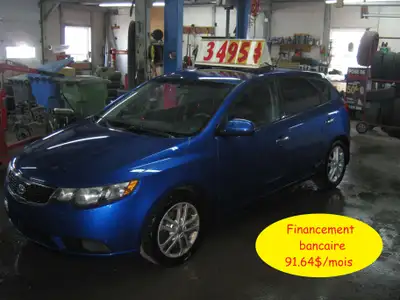 Kia Forte 5 EX 2011 automatique, air climatisé non fonctionnel, groupe électrique, régulateur de vit...