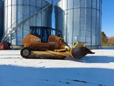 2021 Case 2050M Crawler Dozer 934 Engine Hours Front Sweeps Drawbar with step Cab Rear Screen Cold S...
