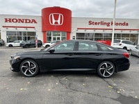 Sporting the performance-oriented 2021 Honda Accord Sedan Sport 2.0 in captivating Crystal Black Pea... (image 7)