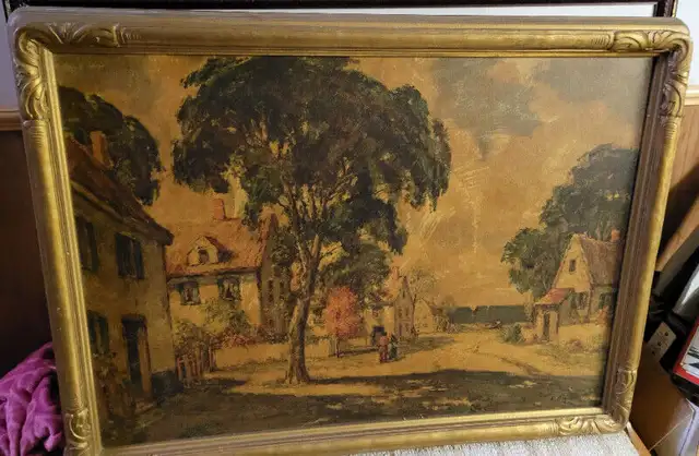 Vintage Painting on Board63815757550337120