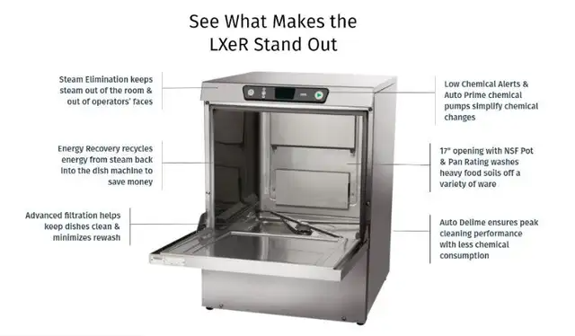 Hobart  Commercial Under Counter Dishwasher (LXER Advansys) in Industrial Kitchen Supplies in City of Toronto - Image 6