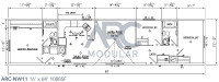 ARC-NW11 - 3 Bed - 2 Bath - 1088 Sq.ft. - Modular Home