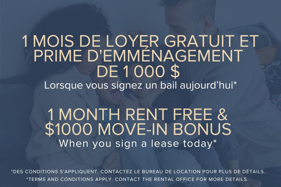 Le DIX65 Boisbriand Apartments - 1 Bedroom available at 1065 Des dans Locations longue durée  à Laval/Rive Nord
