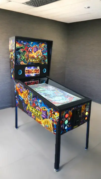 Full Size Virtual Pinball Machine with 1097 Force Feedback., View more