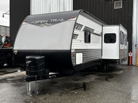 2022 Aspen Trail 28 Foot Travel Trailer With 1 Slide Out 2 door air conditioning awning sleeps 6 que... (image 1)