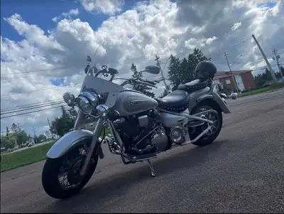 The 2004 Yamaha Road Star was powered by the upgraded 1,700cc four-stroke air-cooled V-twin engine,...
