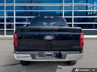 Clean CarFax, Ontario Vehicle, Agate Black Metallic 2025 Ford F-150 XLT SuperCrew 4X4, 10-Speed Auto... (image 4)