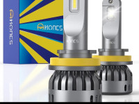 HONCS H11/H8/H9 LED Headlight Bulbs, 400% Brighter Adjustable LE